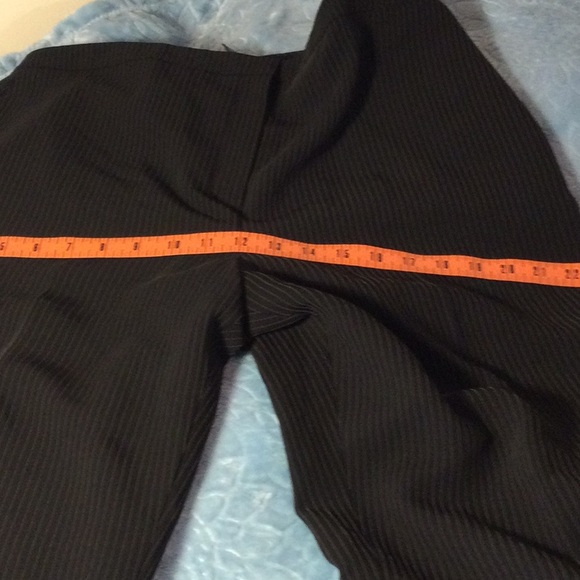 Women’s Black with Pin Strip Slacks - Picture 10 of 16